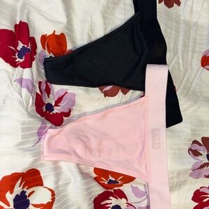 Skims cotton ribbed high waisted thongs